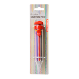 Kikkerland 8-Color Crayon Pen