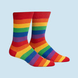 Socks: March With Pride (Crew, Shimmer)